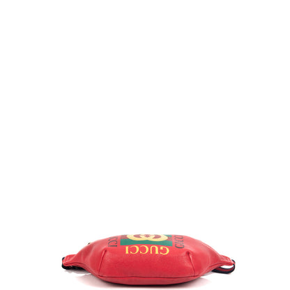 Gucci Bum Bag in Red, Leather — Top View