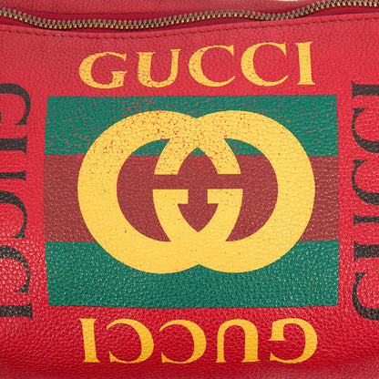 Gucci Bum Bag in Red, Leather — Alternate View 28
