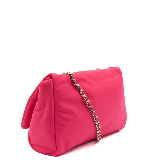 Mulberry Shoulder Bag Cecily  in Pink, Fabric — Side View