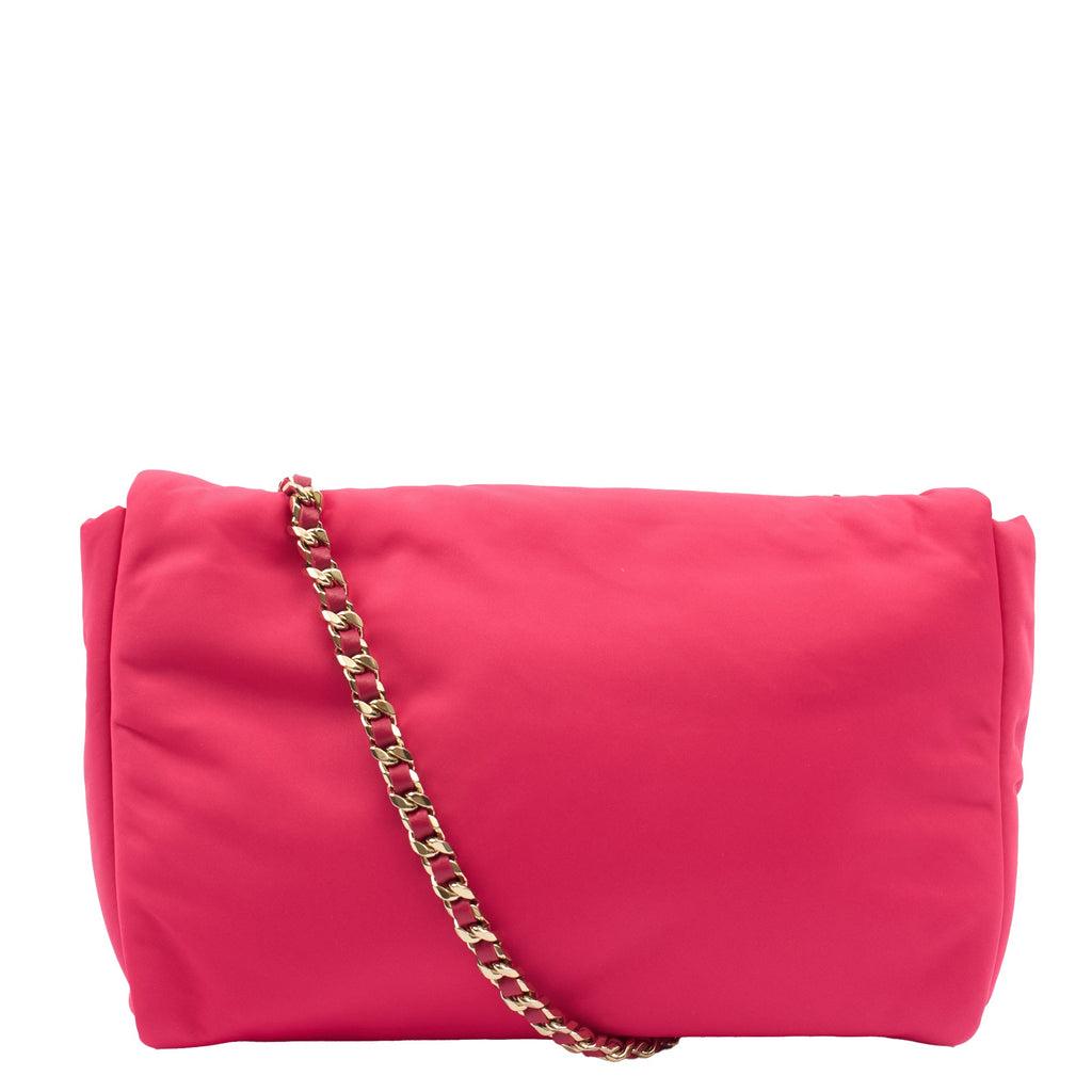 Mulberry Shoulder Bag Cecily  in Pink, Fabric — Back View