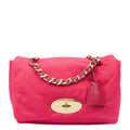 Mulberry Shoulder Bag Cecily  in Pink, Fabric — Front View
