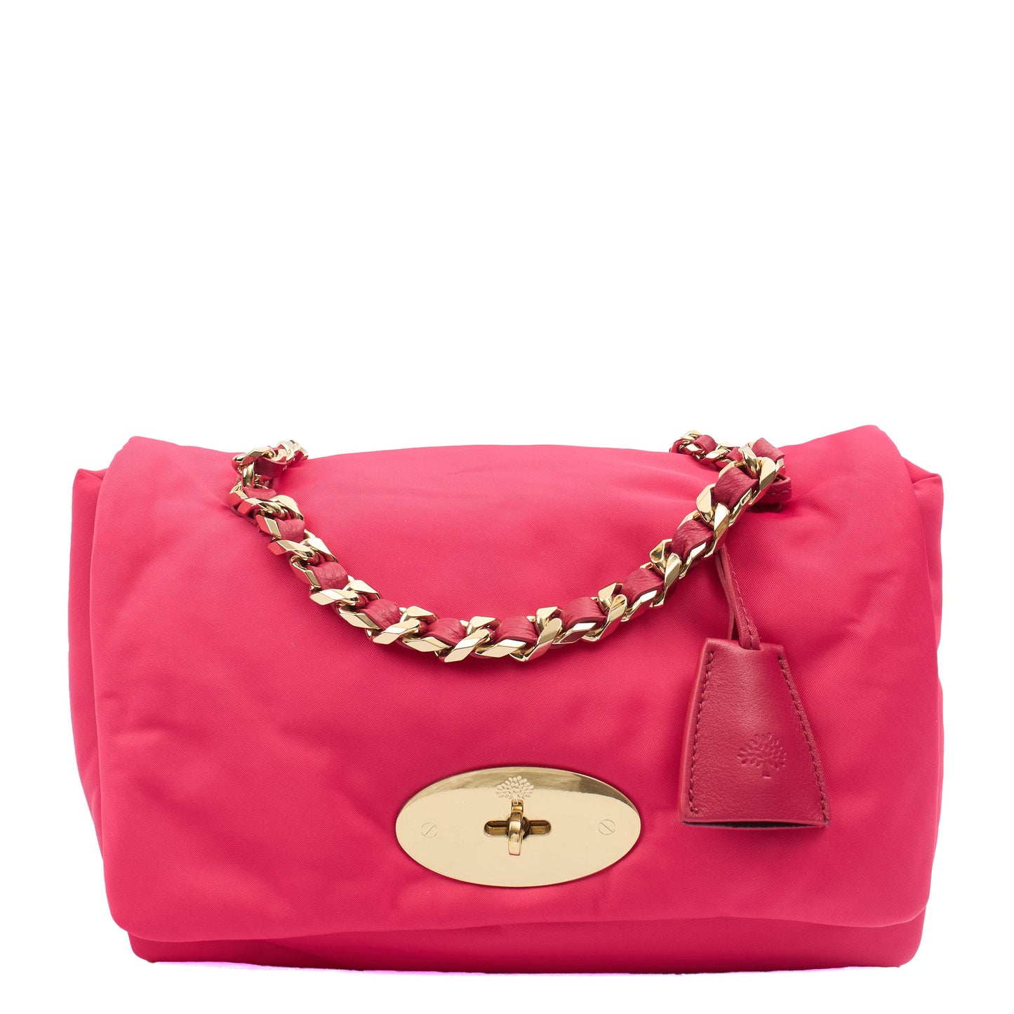 Mulberry Shoulder Bag Cecily  in Pink, Fabric — Front View