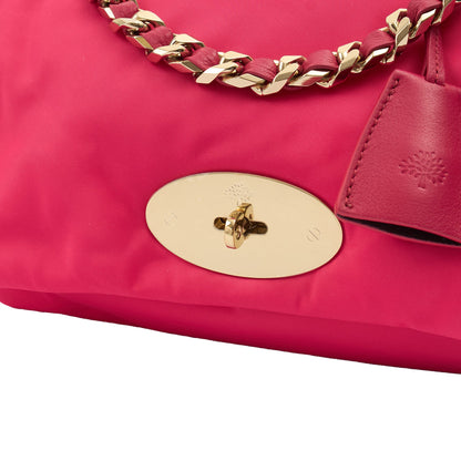 Mulberry Shoulder Bag Cecily  in Pink, Fabric — Lifestyle View