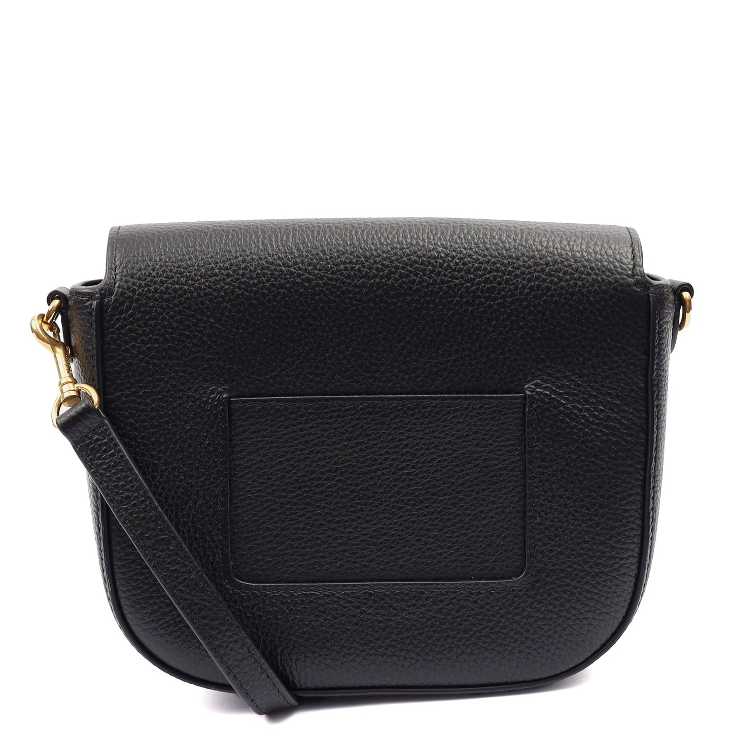 Mulberry Cross Body Darley Shoulder Bag - Small  in Black, Calfskin Leather — Back View