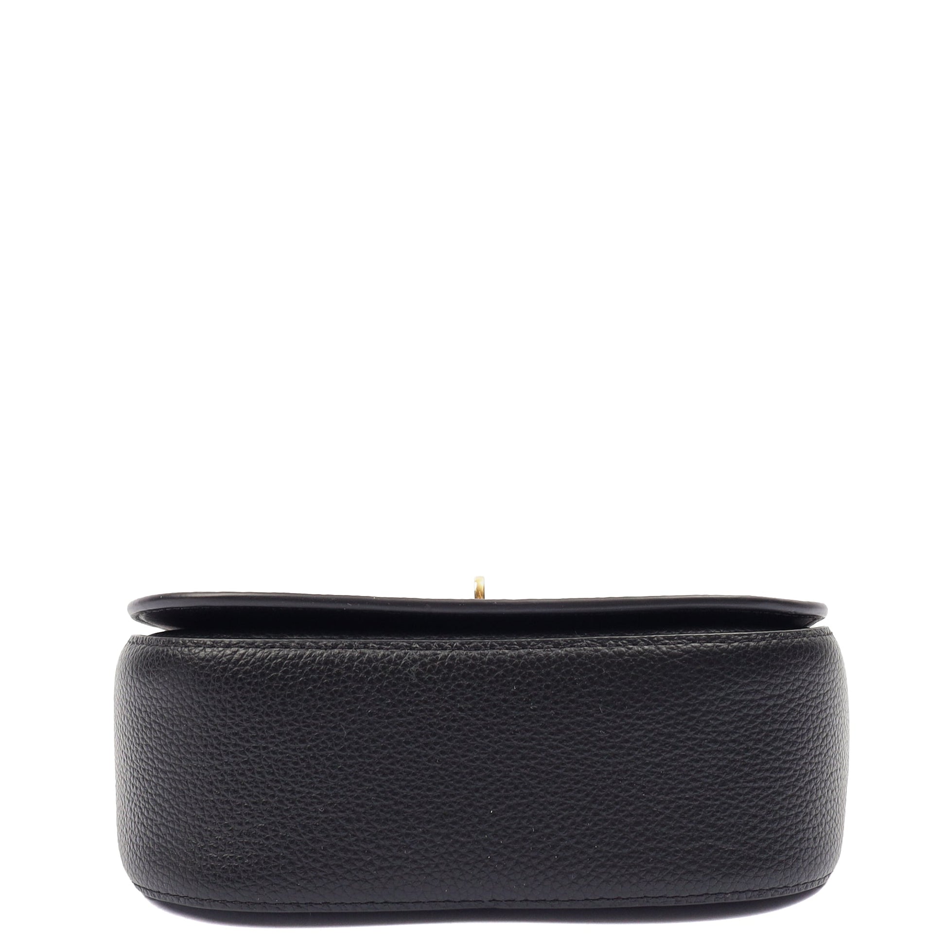 Mulberry Cross Body Darley Shoulder Bag - Small  in Black, Calfskin Leather — Top View