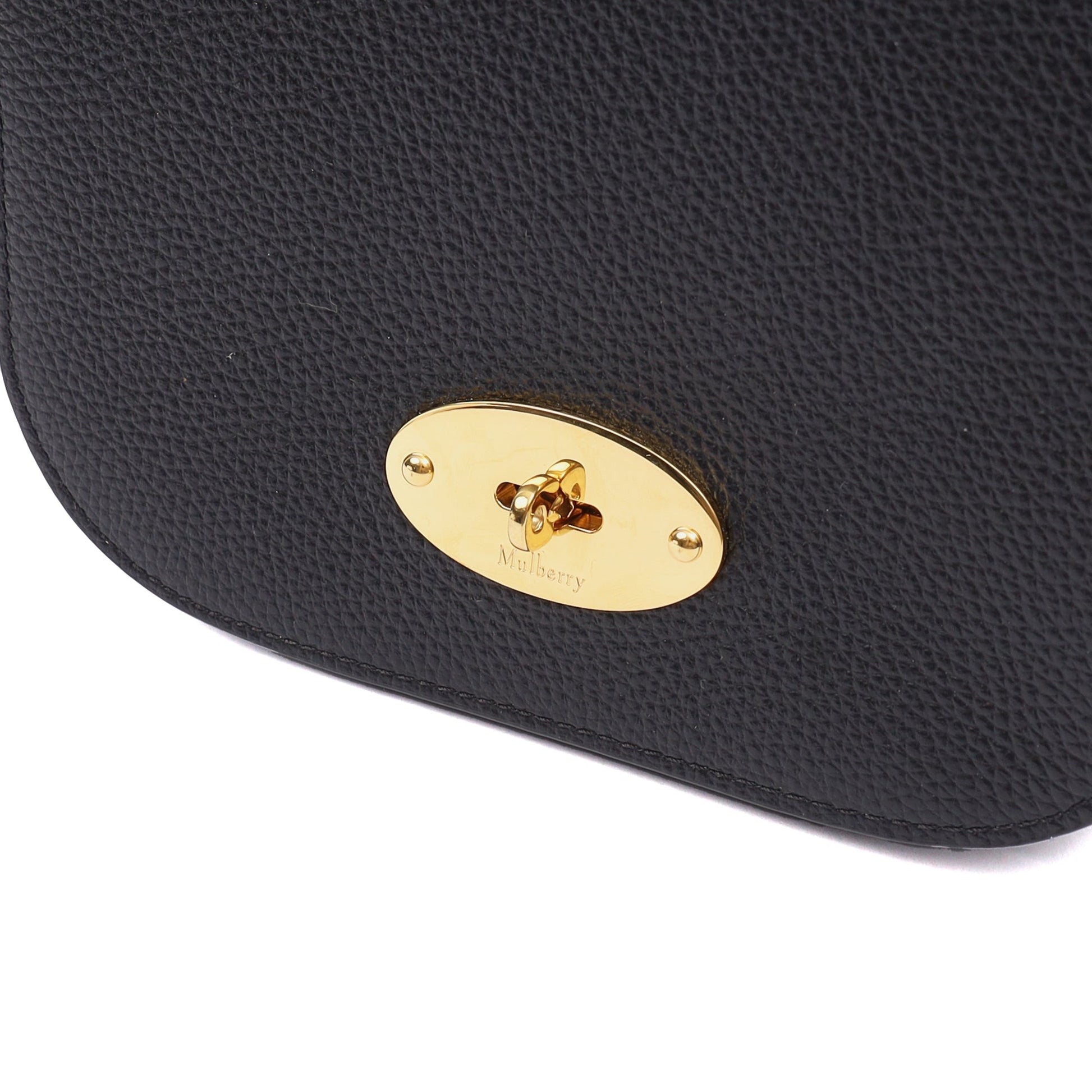 Mulberry Cross Body Darley Shoulder Bag - Small  in Black, Calfskin Leather — Alternate View 12