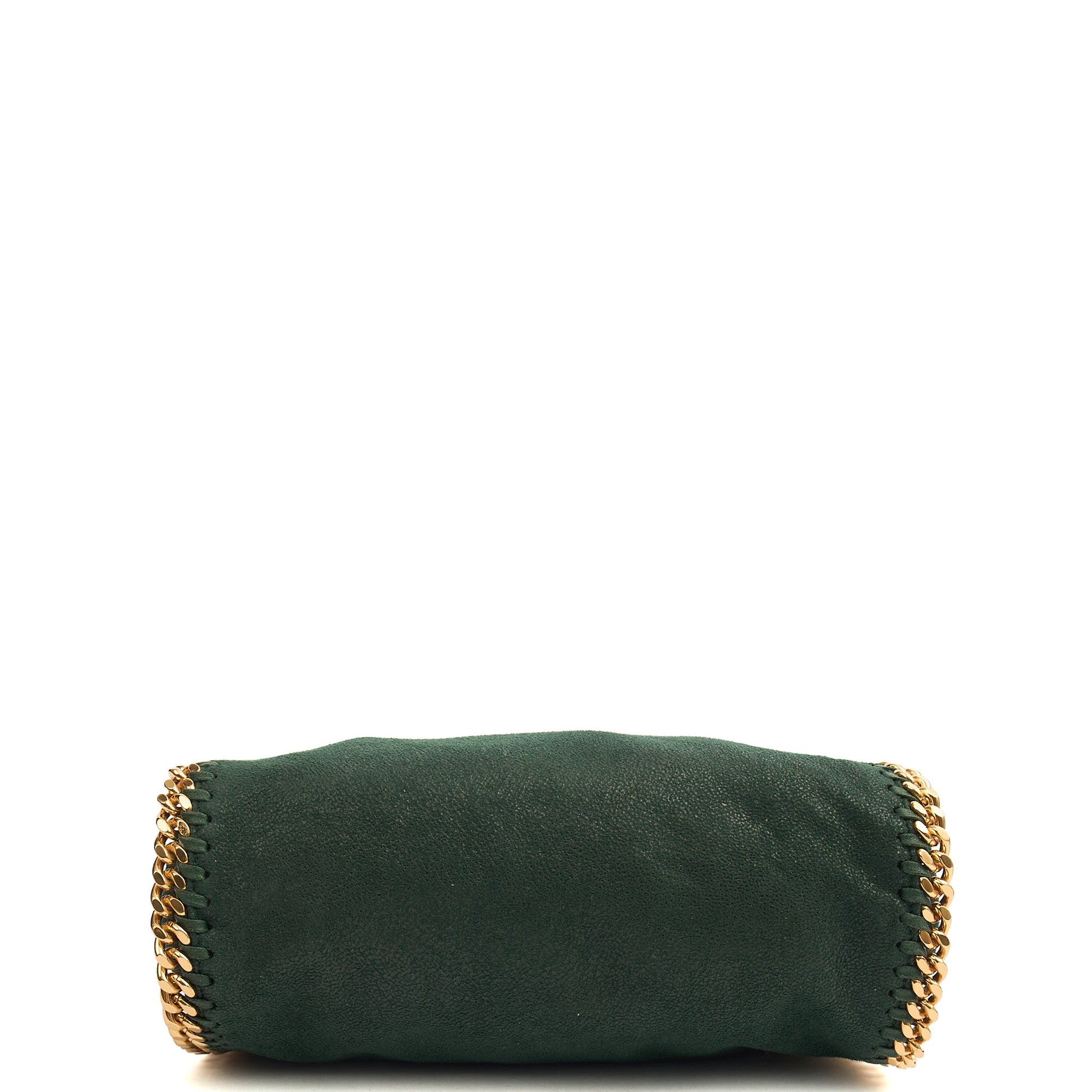 Stella McCartney Tote Falabella Mini Tote in Green, Vegan Leather — Top View