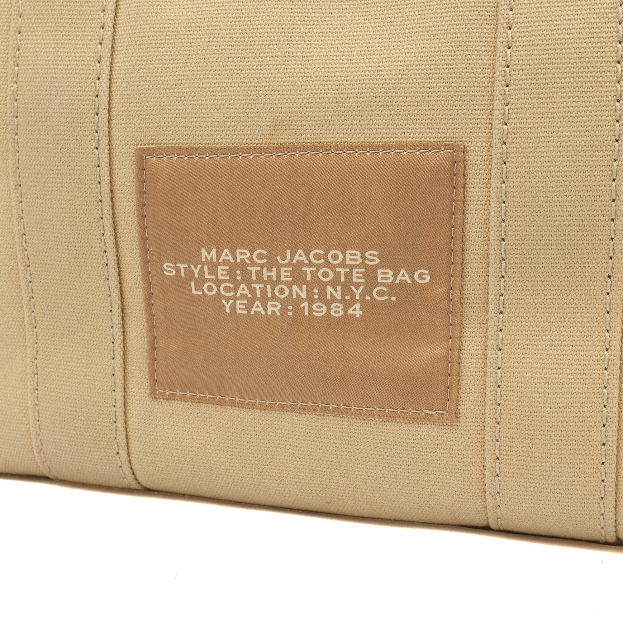 Marc Jacobs Tote The Tote Bag in Neutral, Fabric — Lifestyle View