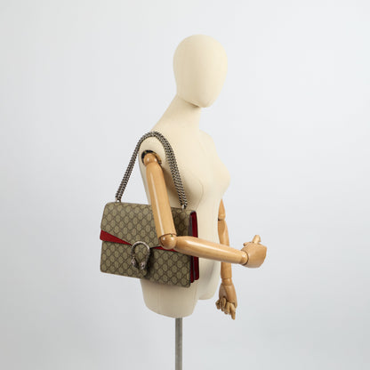 Gucci Shoulder Bag Dionysus - Large in Red, Leather — Side View