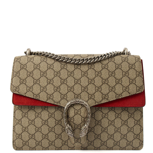 Gucci Shoulder Bag Dionysus - Large in Red, Leather — Front View