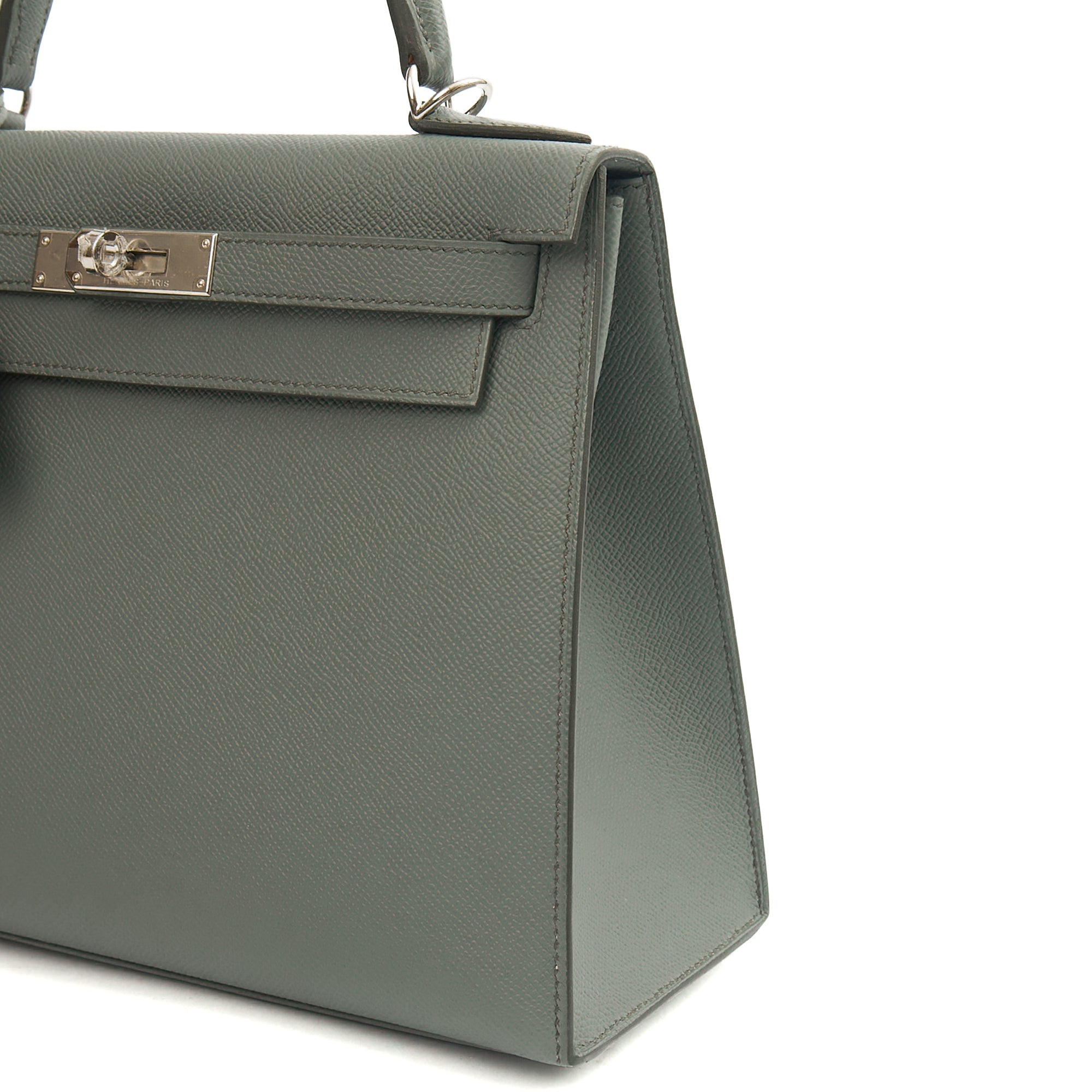 Hermes Kelly 28 in Verte Amande, Epsom Leather — Alternate View 9
