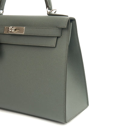 Hermes Kelly 28 in Verte Amande, Epsom Leather — Alternate View 23
