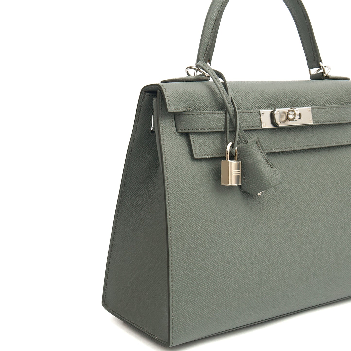 Hermes Kelly 28 in Verte Amande, Epsom Leather — Alternate View 33