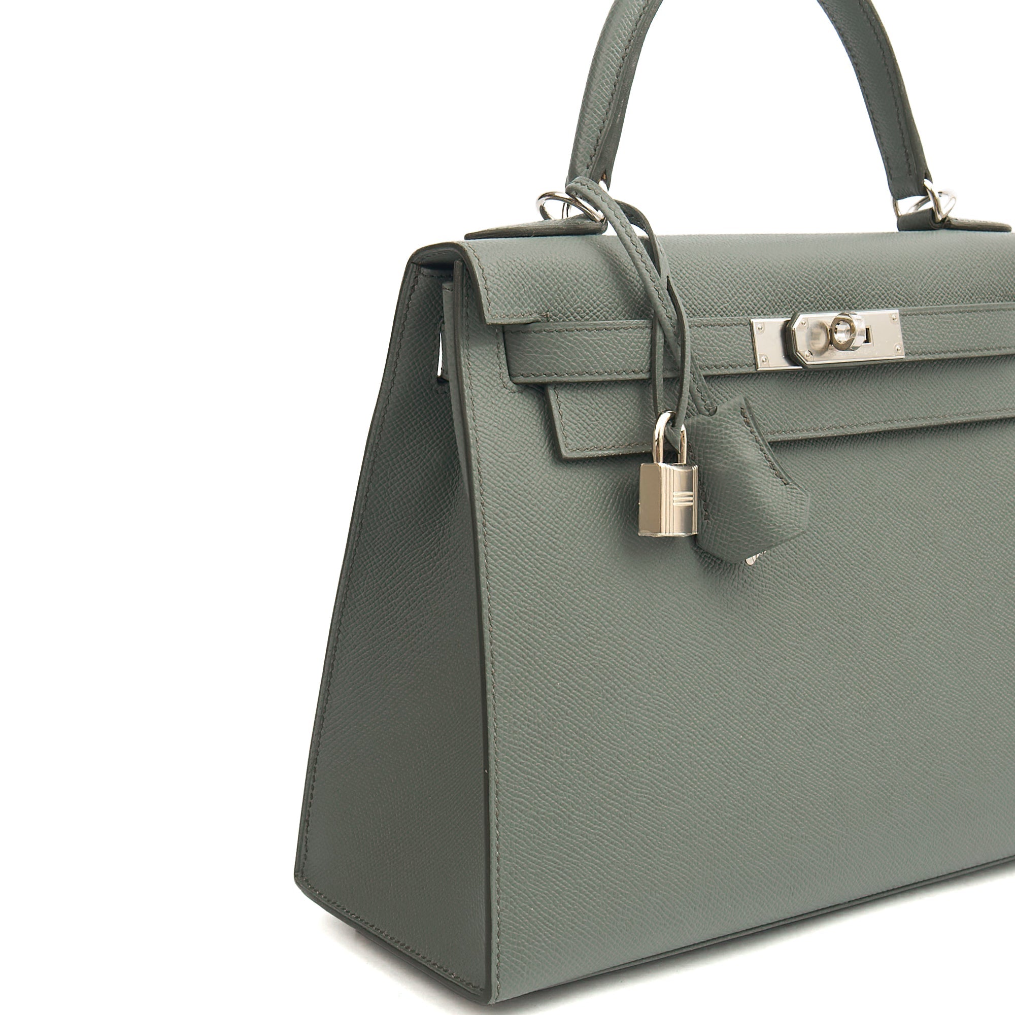 Hermes Kelly 28 in Verte Amande, Epsom Leather — Alternate View 33