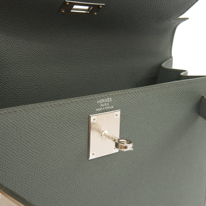 Hermes Kelly 28 in Verte Amande, Epsom Leather — Alternate View 41