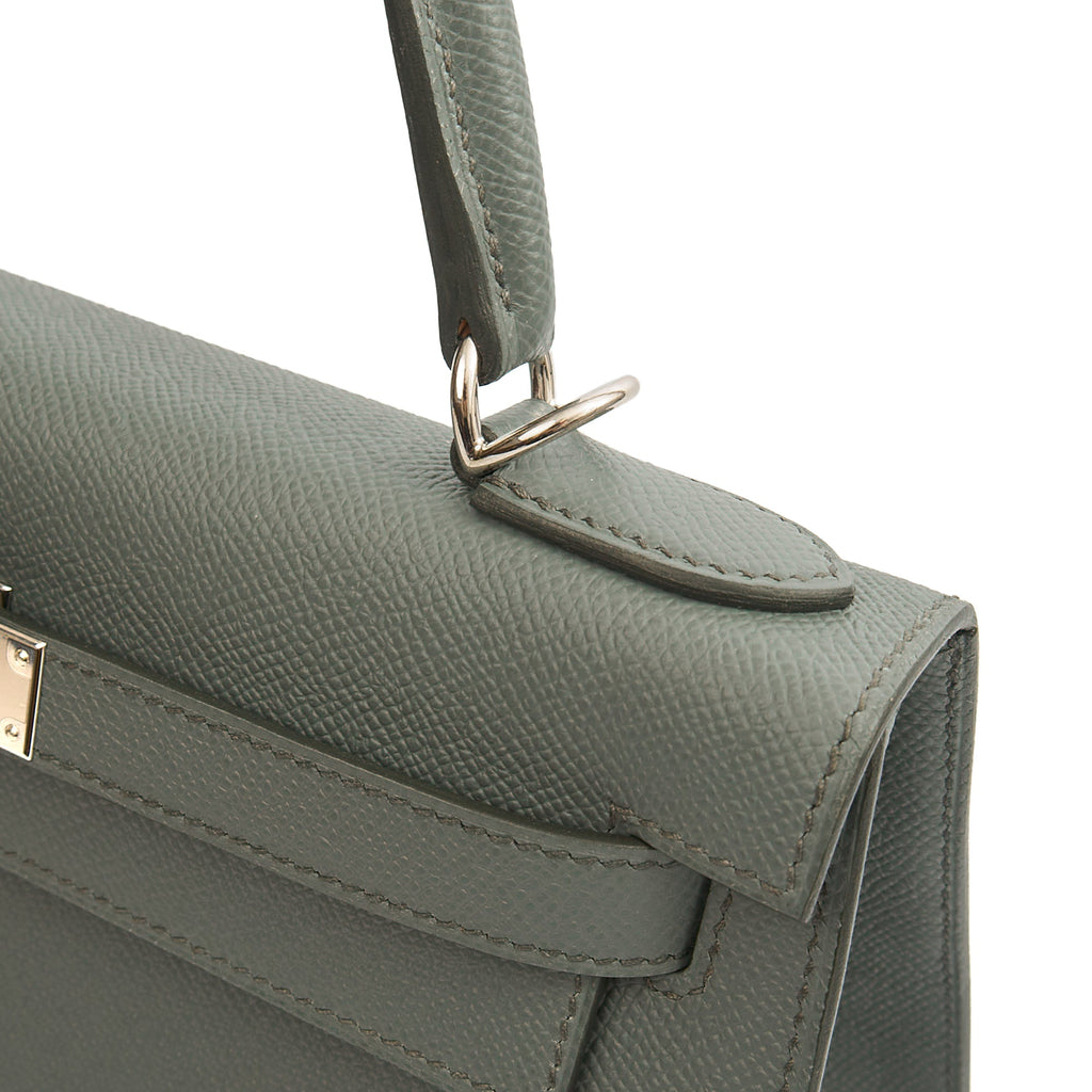 Hermes Kelly 28 in Verte Amande, Epsom Leather — Alternate View 40
