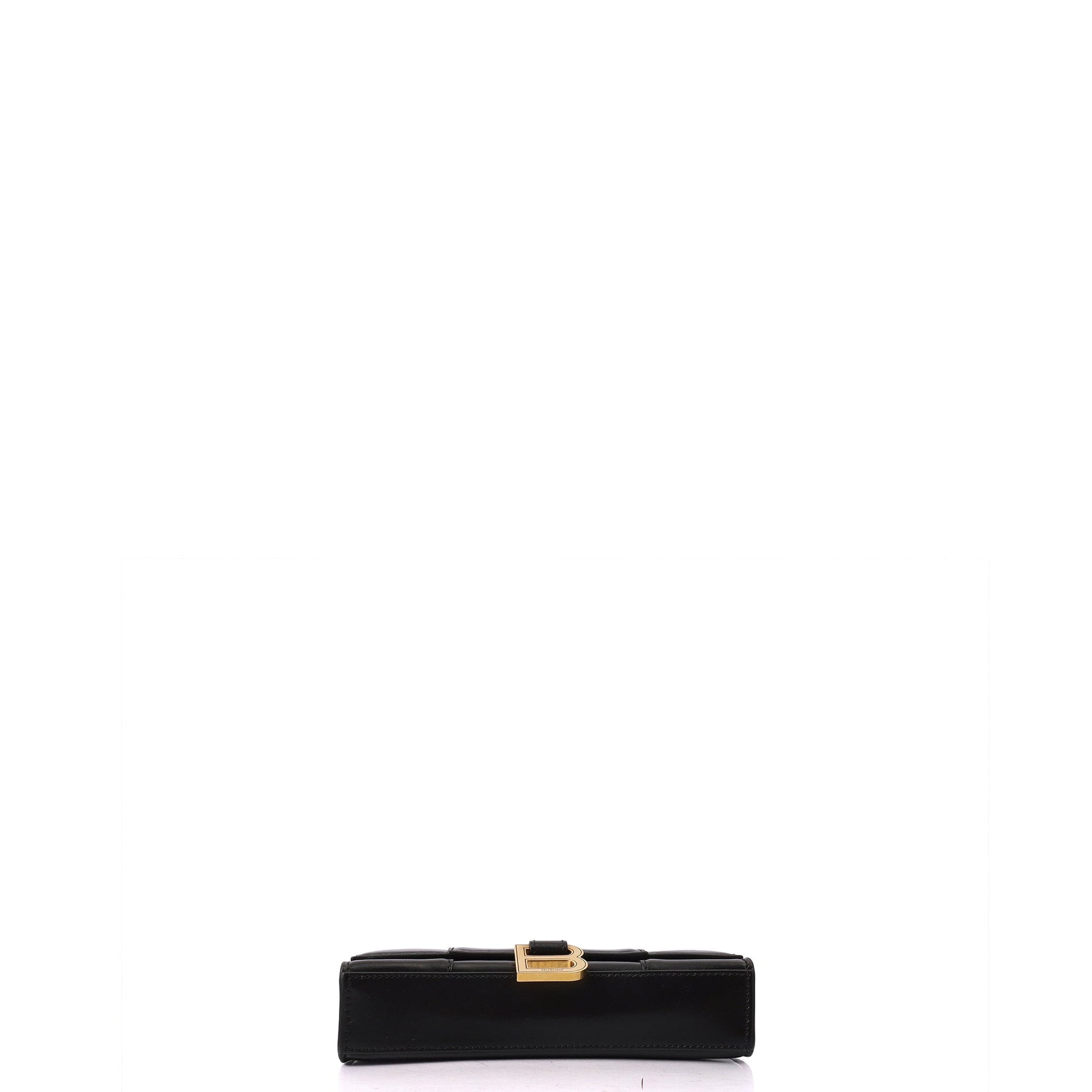 Balenciaga Shoulder Bag Hourglass Wallet on Chain in Black, Leather — Alternate View 11