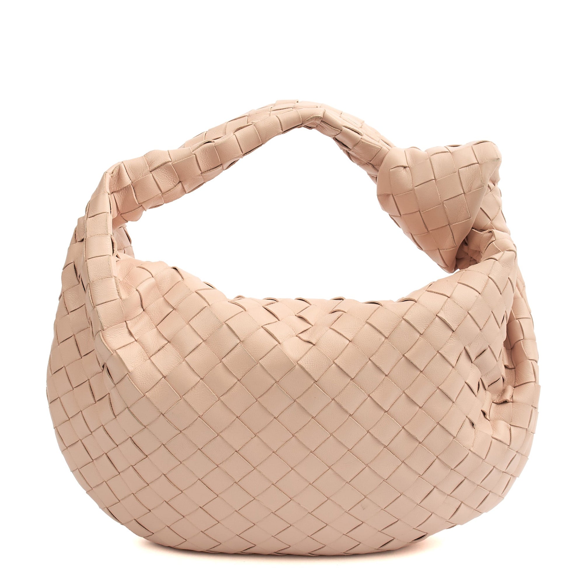 Bottega Veneta Tote Jodie - Teen in Pink, Leather — Top View