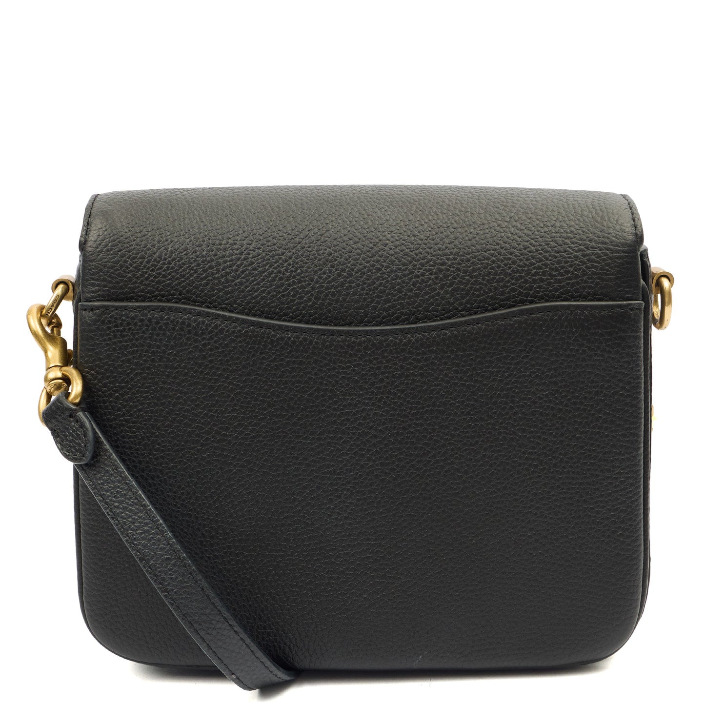 Coach Cross Body Cassie 19 in Black, Leather — Top View