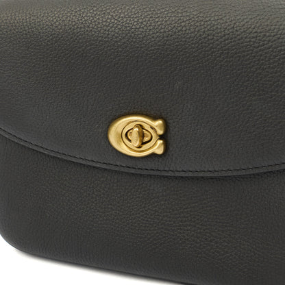Coach Cross Body Cassie 19 in Black, Leather — Side View
