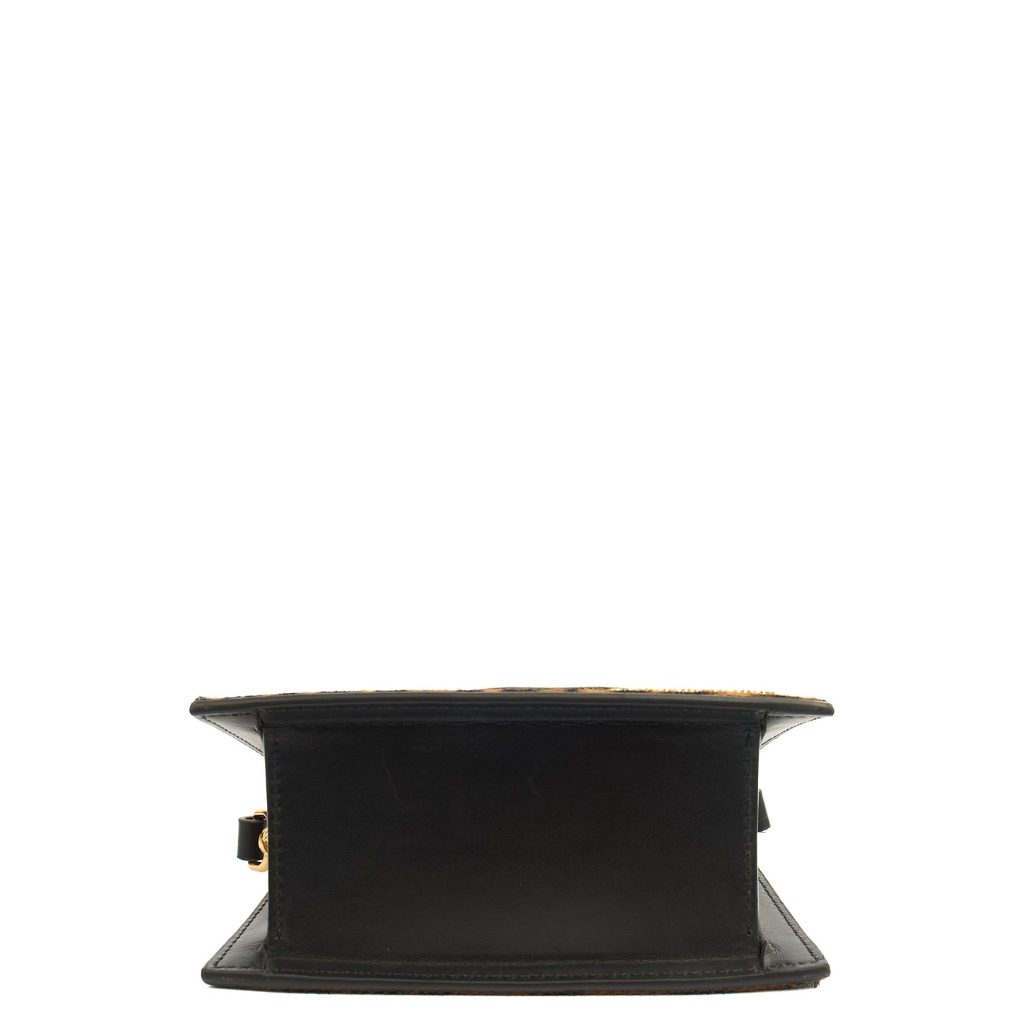 Jacquemus Top Handle Le Chiquito Moyen in Brown, Leather — Detail View