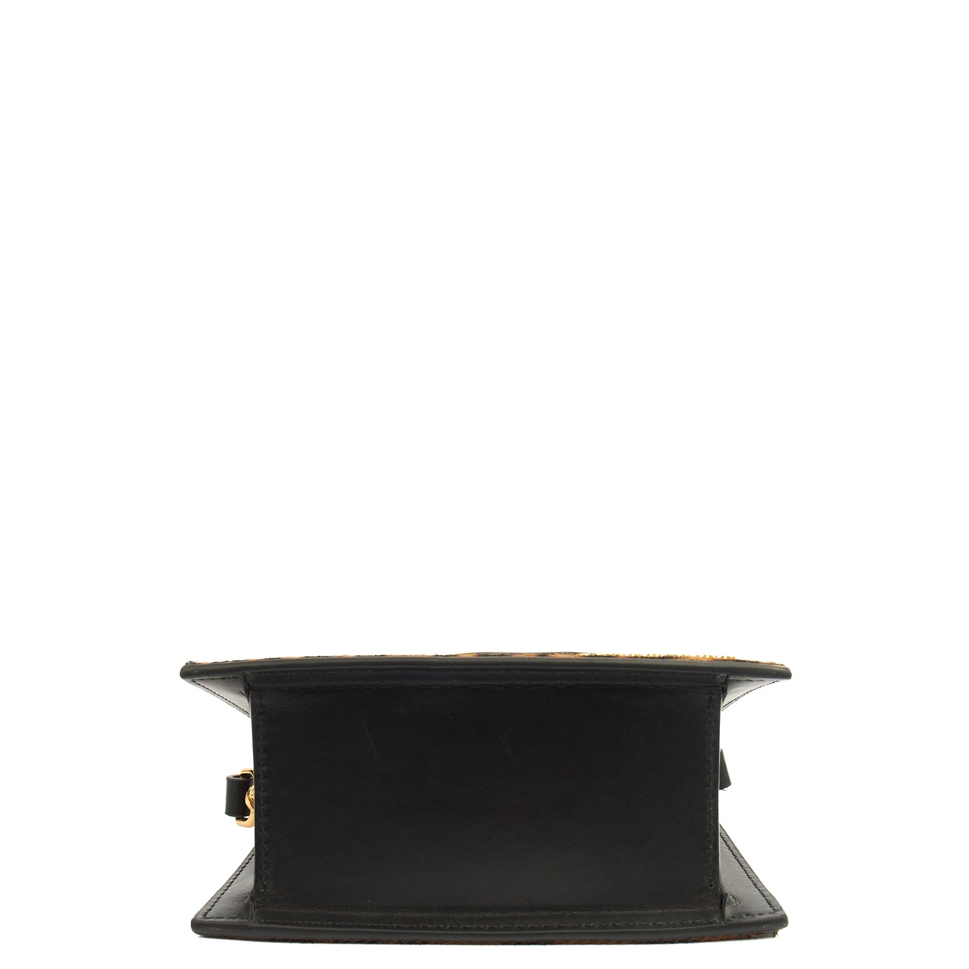 Jacquemus Top Handle Le Chiquito Moyen in Brown, Leather — Detail View