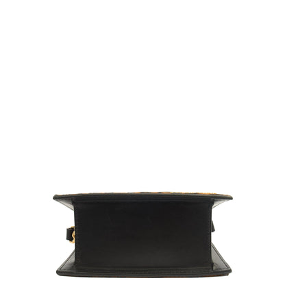 Jacquemus Top Handle Le Chiquito Moyen in Brown, Leather — Detail View