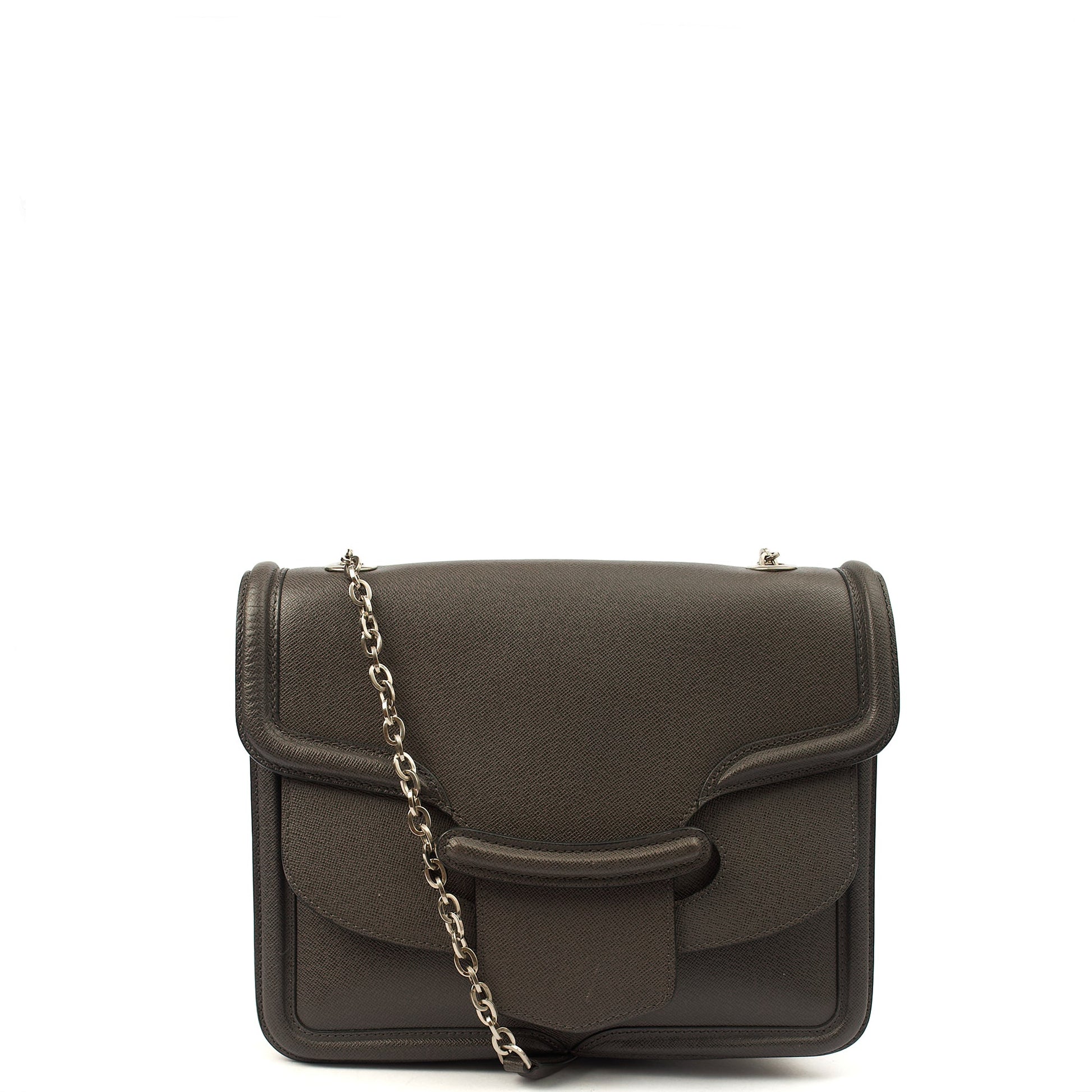 Alexander McQueen Shoulder Bag Heroine 21 in Grey, Leather — Alternate View 9