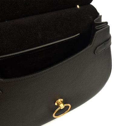 Mulberry Cross Body Amberley Satchel in Black, Calfskin Leather — Lifestyle View