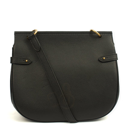Mulberry Cross Body Amberley Satchel in Black, Calfskin Leather — Back View