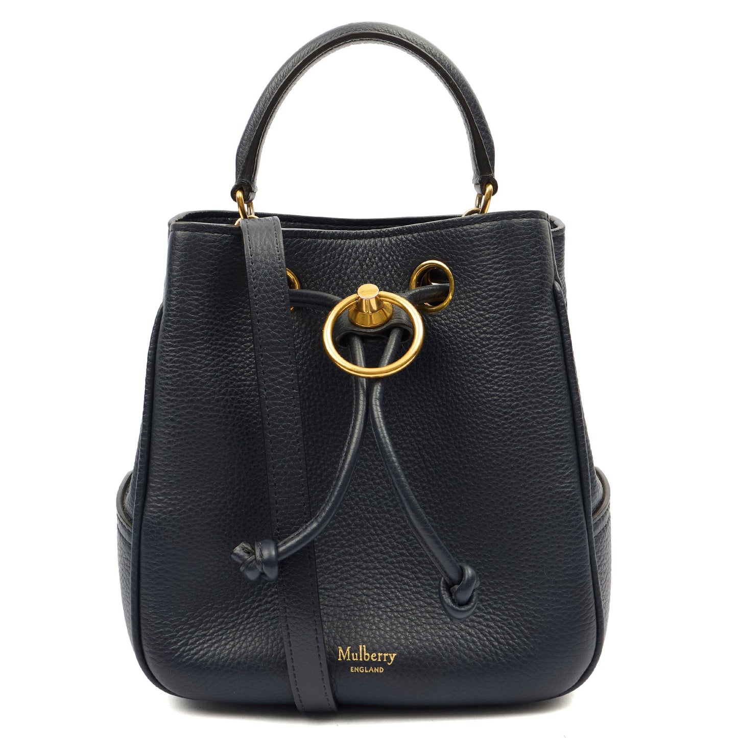 Mulberry Tote Hampstead in Navy, Calfskin Leather — Alternate View 13