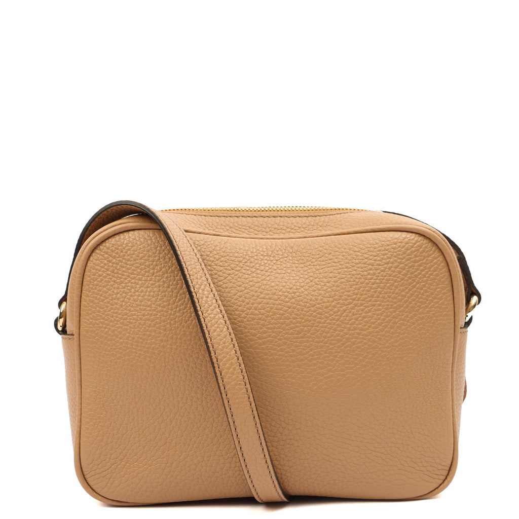 Gucci Cross Body Soho  Disco Bag - Small in Neutral, Leather — Back View