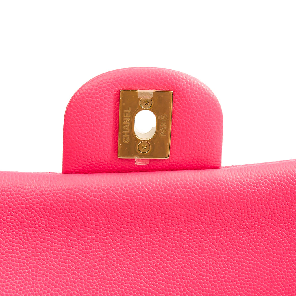 **22P COLLECTION** Chanel Classic Double Flap - Medium in Pink, Caviar Leather — Alternate View 10