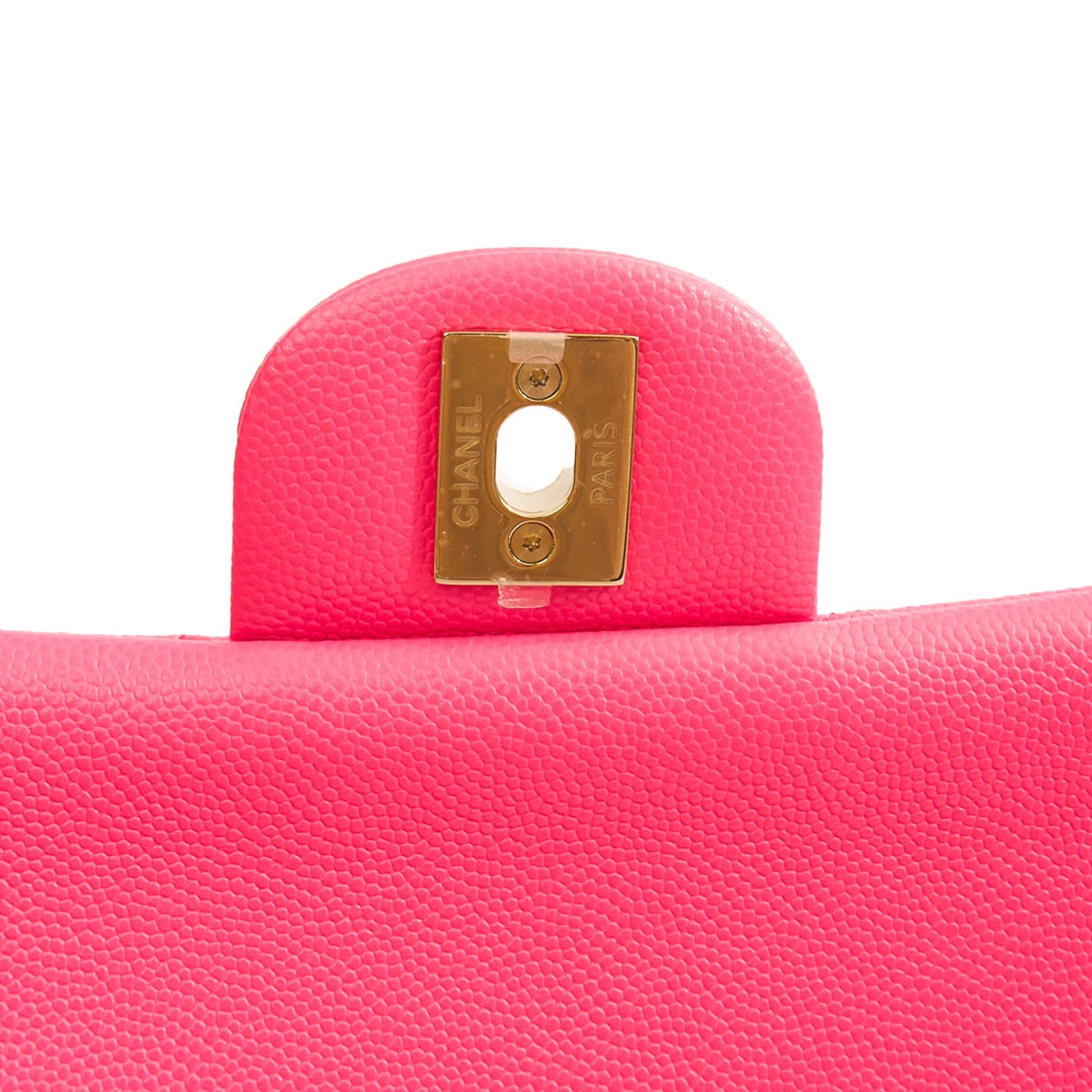 **22P COLLECTION** Chanel Classic Double Flap - Medium in Pink, Caviar Leather — Alternate View 10