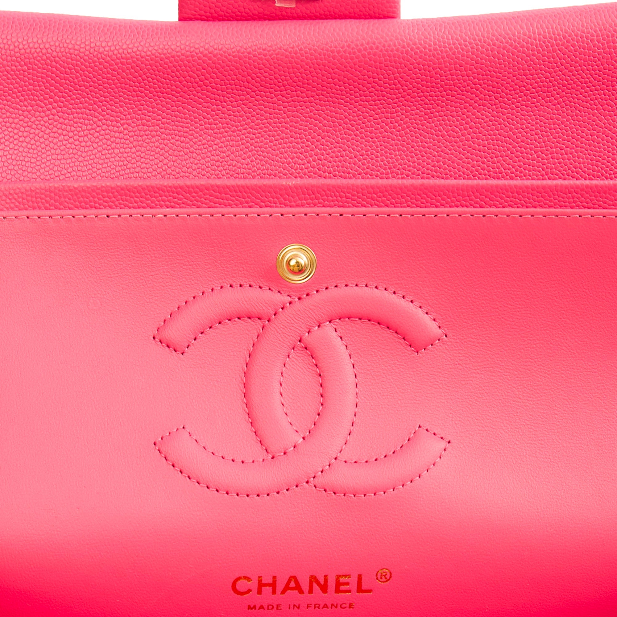 **22P COLLECTION** Chanel Classic Double Flap - Medium in Pink, Caviar Leather — Alternate View 11