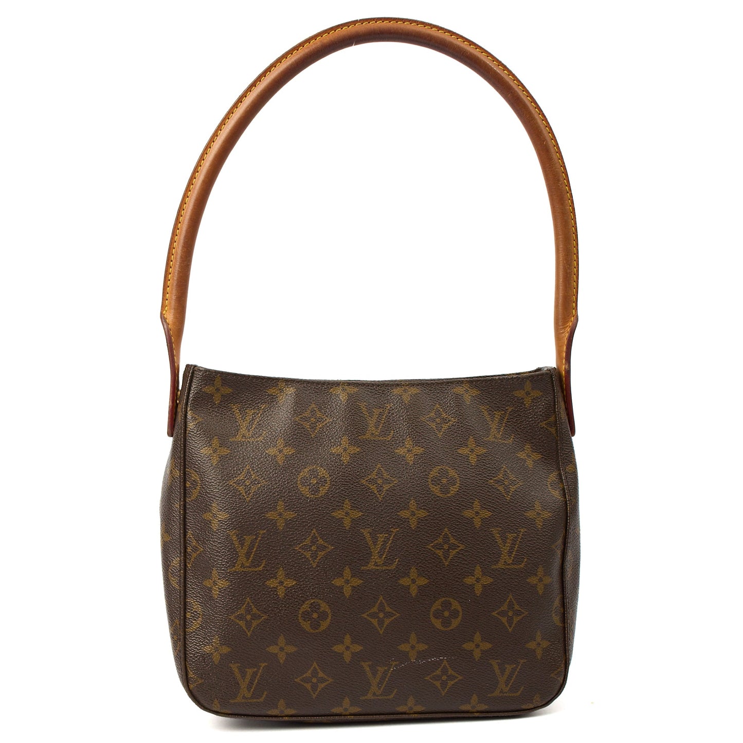 Louis Vuitton Top Handle Looping PM in Monogram, Canvas — Top View