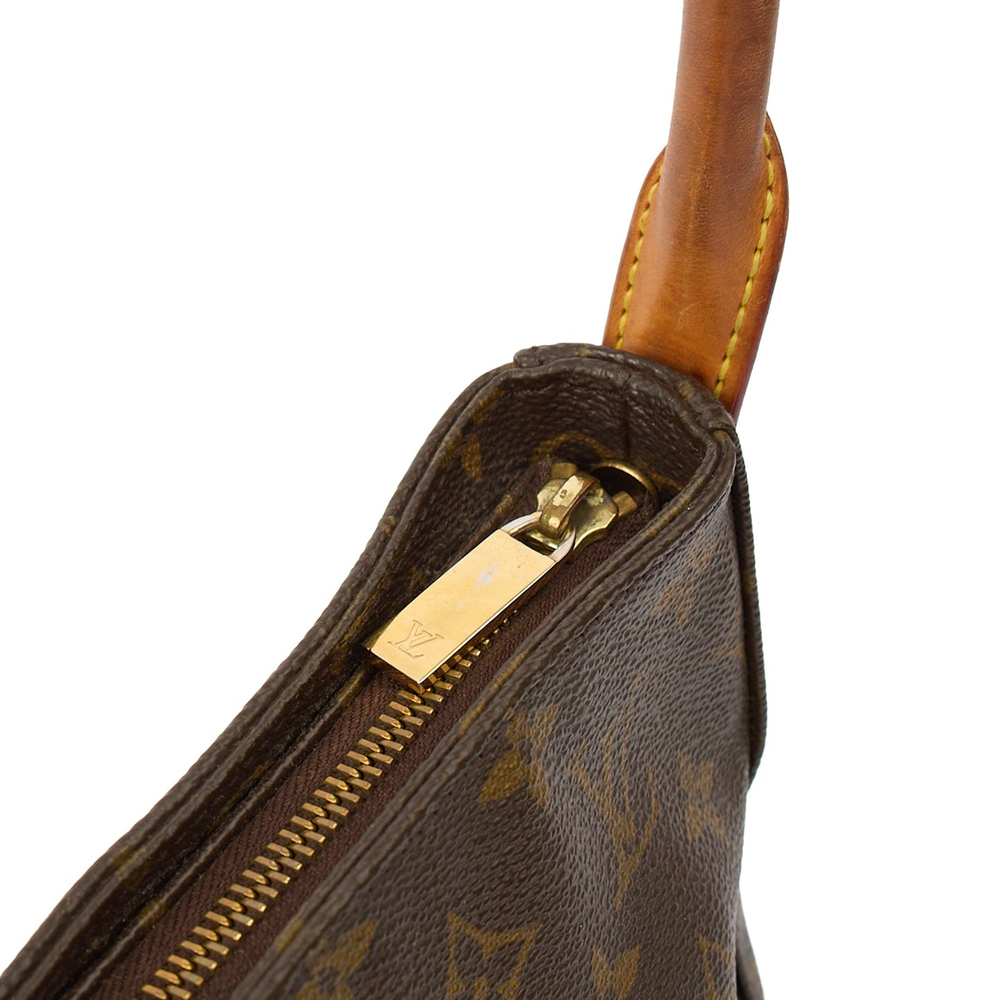 Louis Vuitton Top Handle Looping PM in Monogram, Canvas — Side View