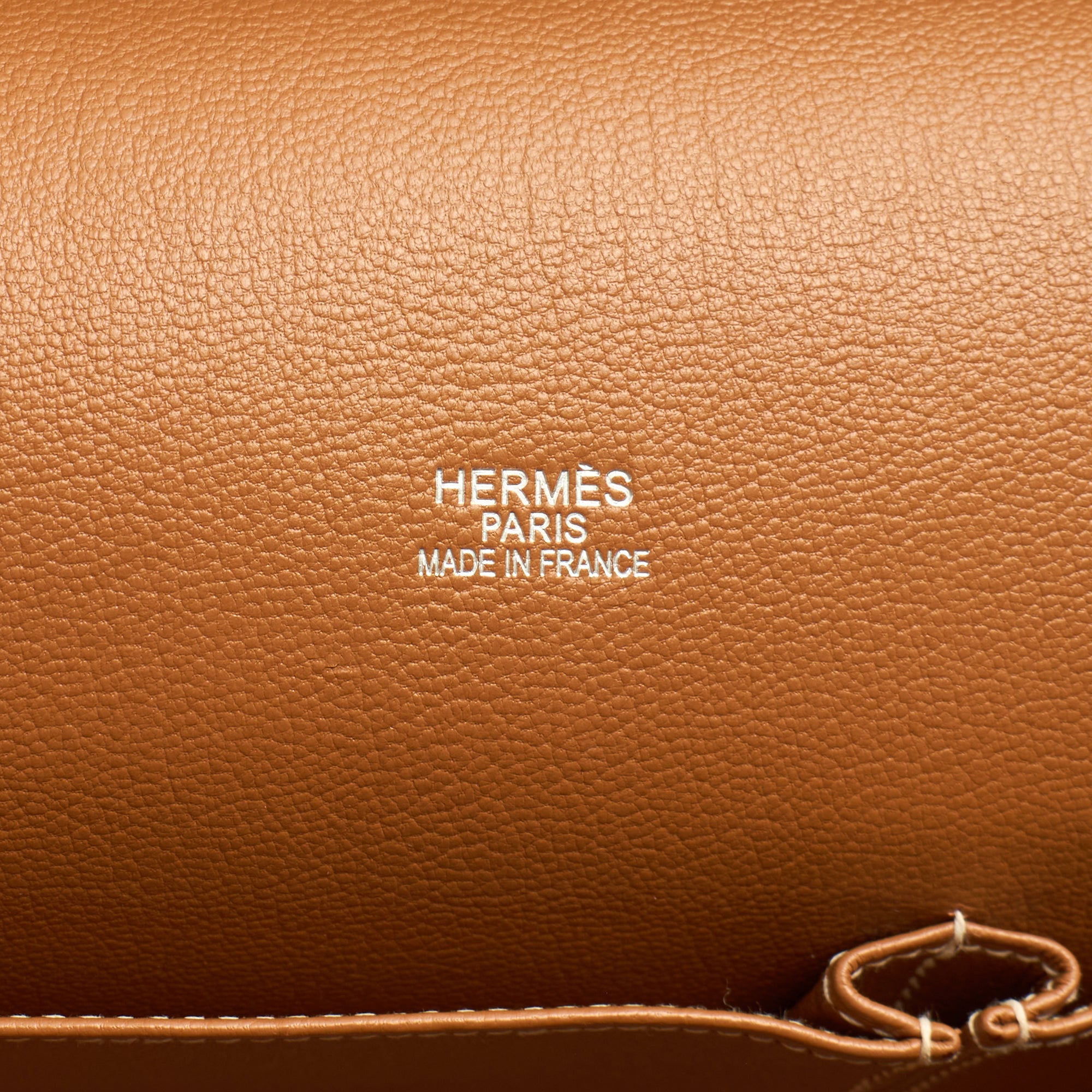 Hermes Shoulder Bag Jypsiere 34 in Gold, Togo Leather — Alternate View 7