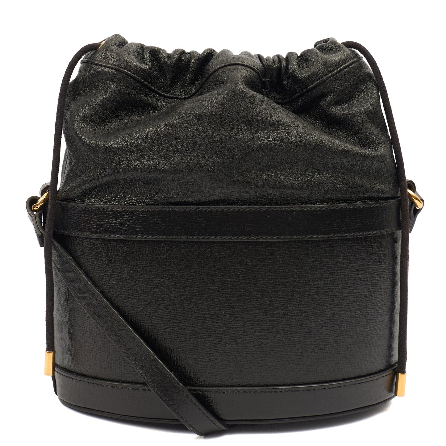 Gucci Bucket Bag Horsebit 1955 Shoulder Bag in Black, Leather — Alternate View 10