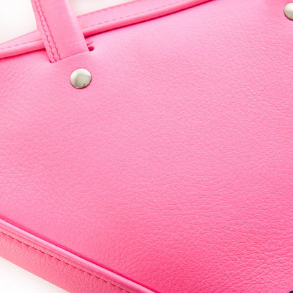 Balenciaga Top Handle Triangle Duffle S  in Pink, Leather — Alternate View 8