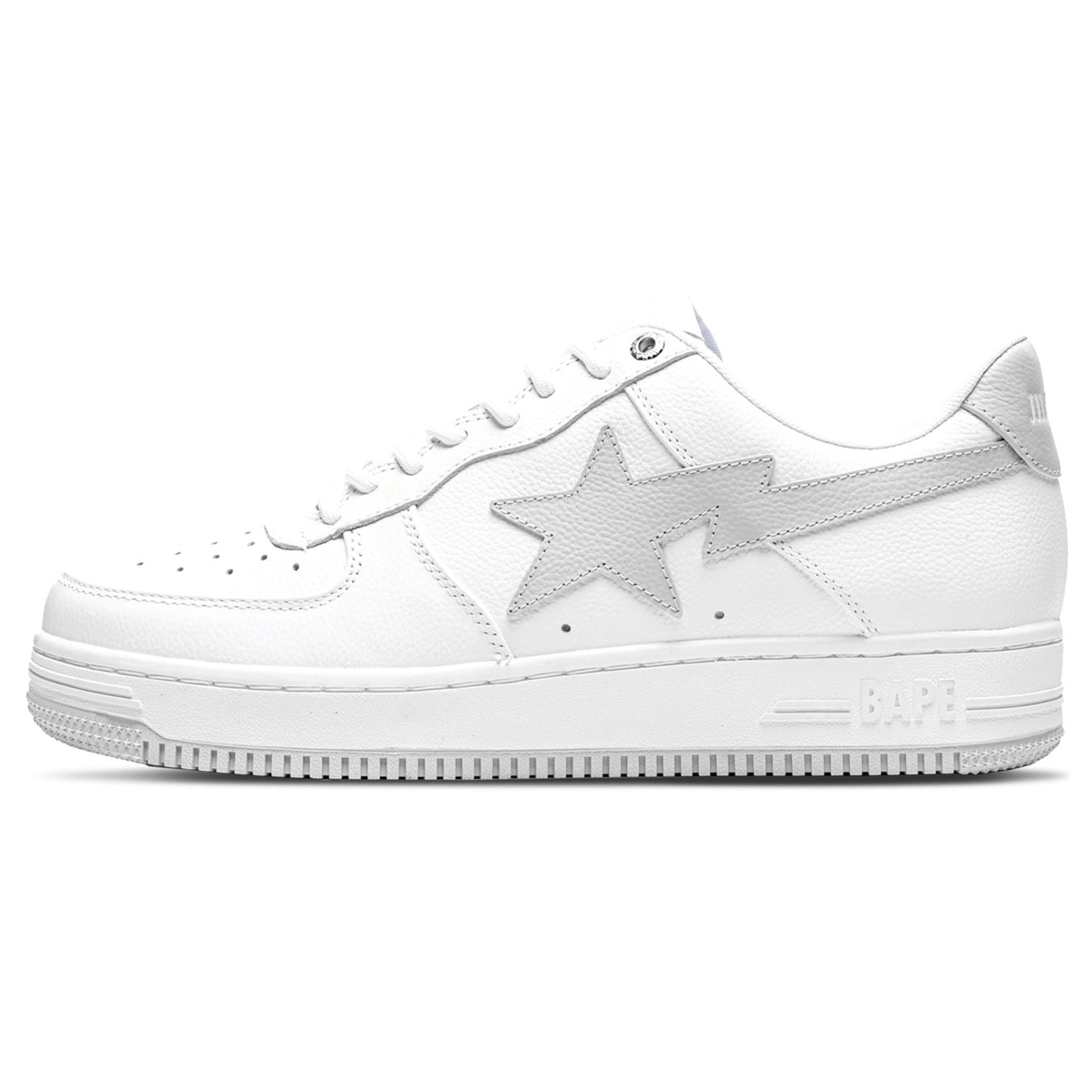 JJJJound x Bapesta 'White' — UK 4 | EU 37.5 | US 5 — Front View