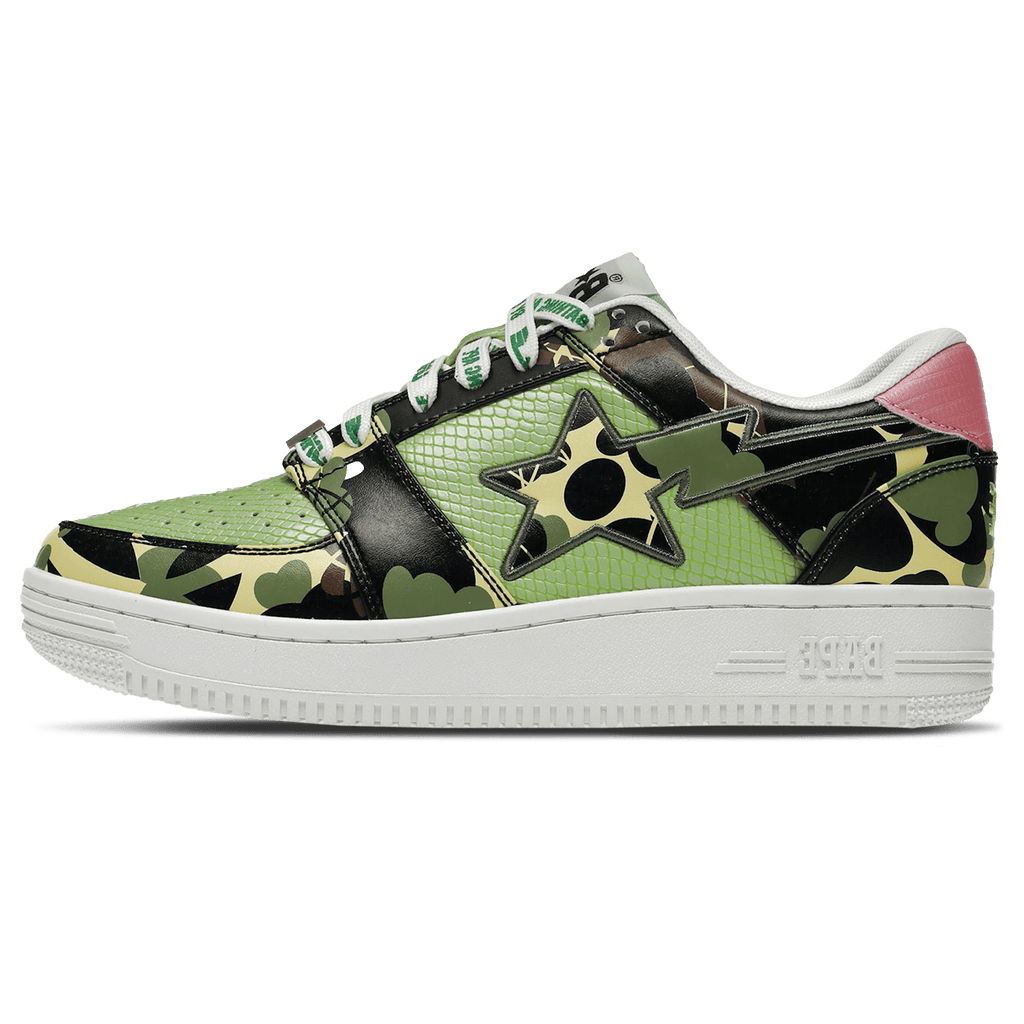 A Bathing Ape Bape Sta x Mo' Wax x Unkle x 'Original Headz' — UK 3 | EU 35.5 | US 3.5 — Front View