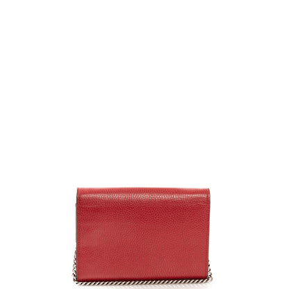 Gucci Cross Body Dionysus Chain Wallet in Hibiscus Red, Leather — Alternate View 12