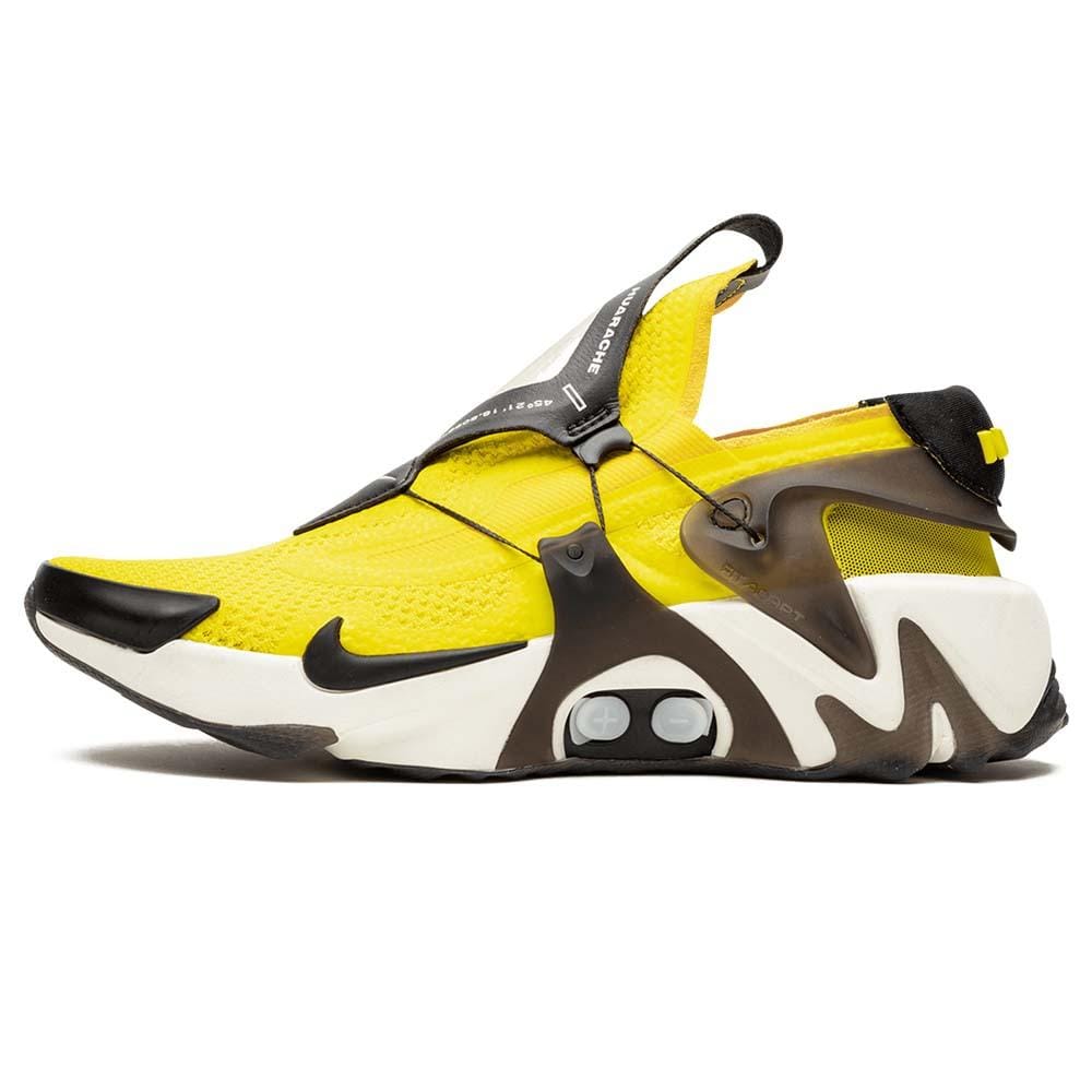 Nike Adapt Huarache Opti Yellow — UK 3 | EU 35.5 | US 3.5 — Front View