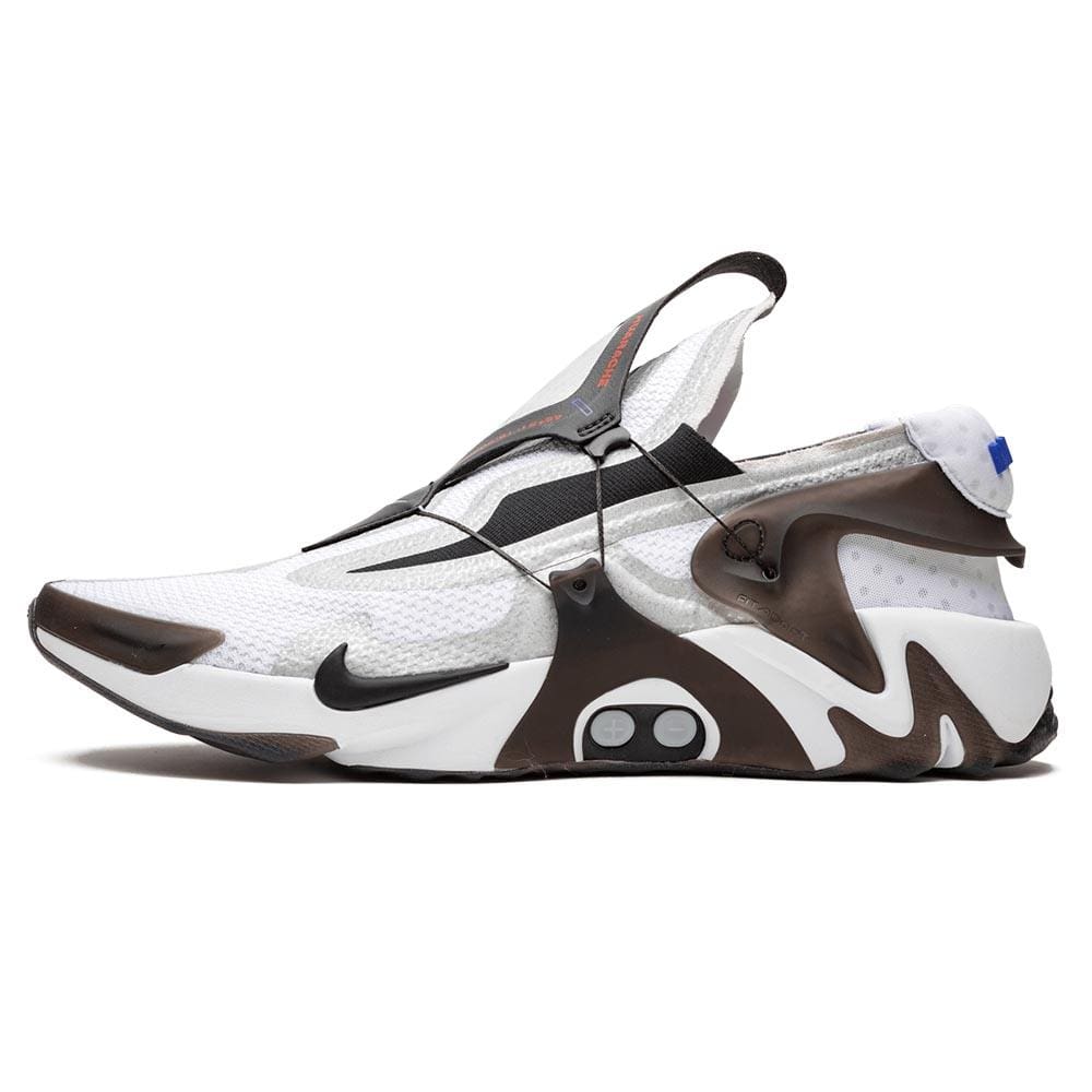 Nike Adapt Huarache White Black — UK 3 | EU 35.5 | US 3.5 — Front View