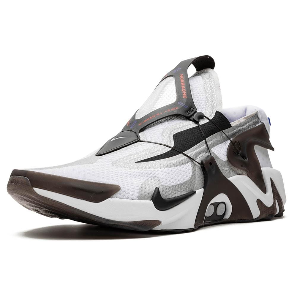 Nike Adapt Huarache White Black — UK 3 | EU 35.5 | US 3.5 — Top View