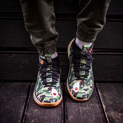 BAPE x adidas Dame 4 "Green Camo" — UK 3.5 | EU 36 | US 4 — Detail View