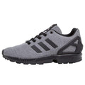 adidas Originals Boys ZX Flux Trainers Black-Black-Grey — UK 3.5 | EU 36 | US 4 — Front View