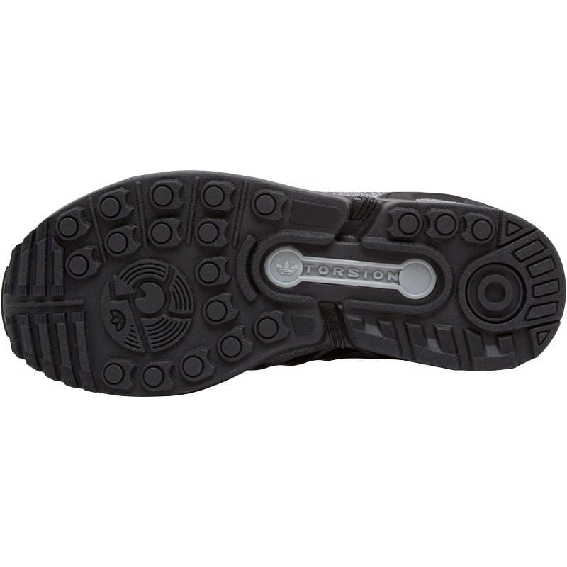 adidas Originals Boys ZX Flux Trainers Black-Black-Grey — UK 3.5 | EU 36 | US 4 — Detail View