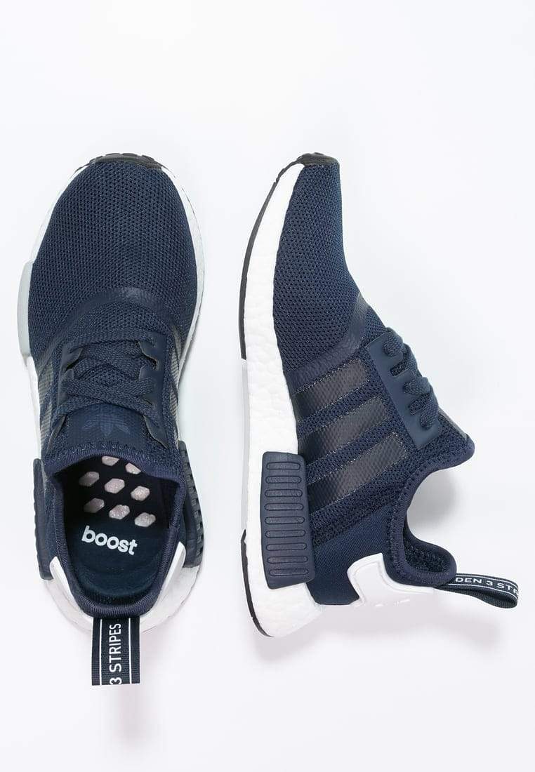 adidas NMD RUNNER collegiate navy-white — UK 3.5 | EU 36 | US 4 — Side View